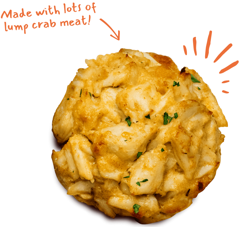 G&M Crab cake - Made with jumbo lump crabmeat
