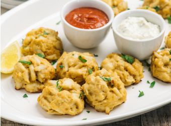 12 Crab Balls (2oz each)